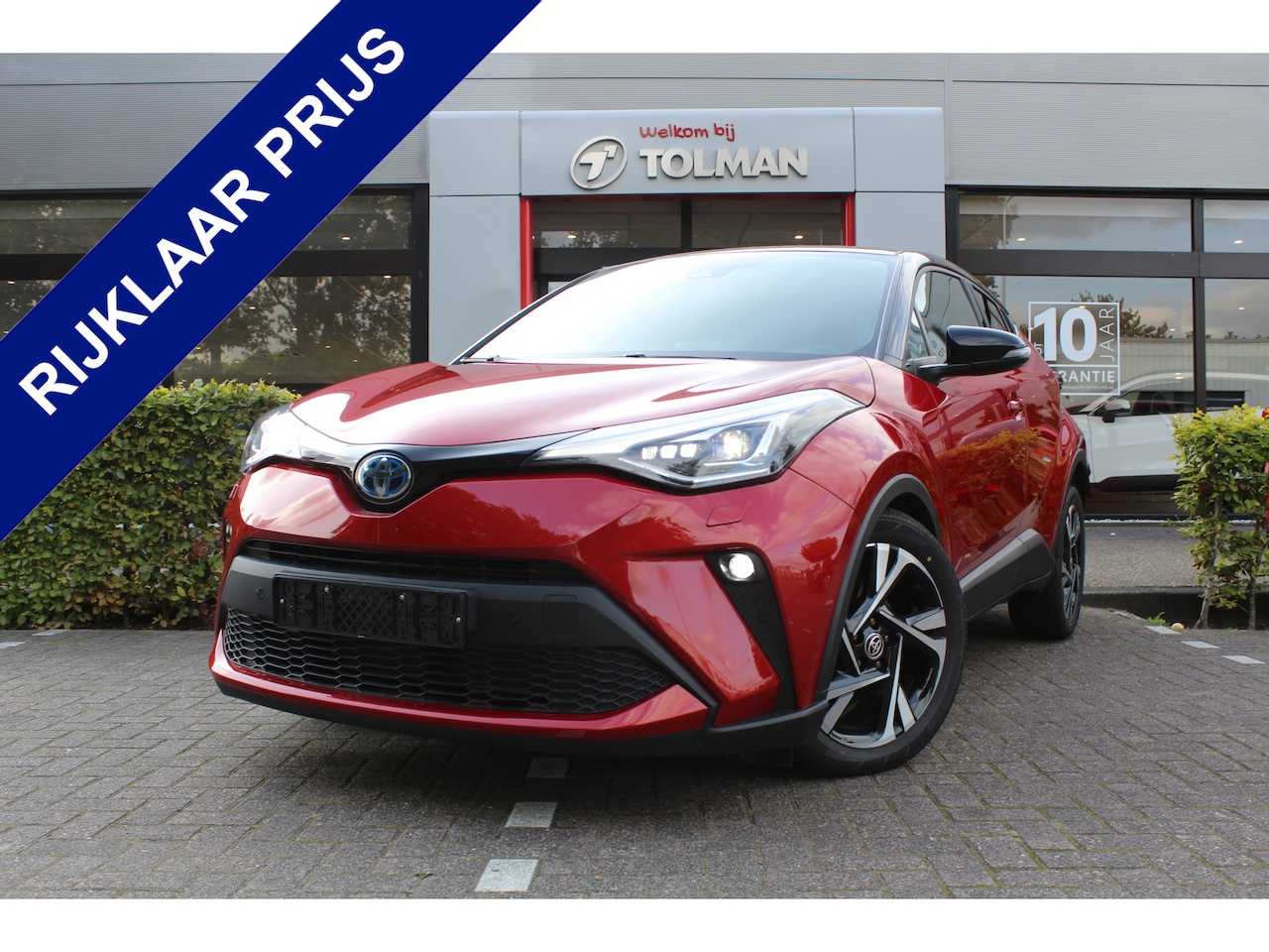 Toyota C-HR - 1.8 Hybrid Style Bi-Tone | Rijklaar | Blind Spot | Navi | Apple/Android | LED | Keyless | - AutoWereld.nl