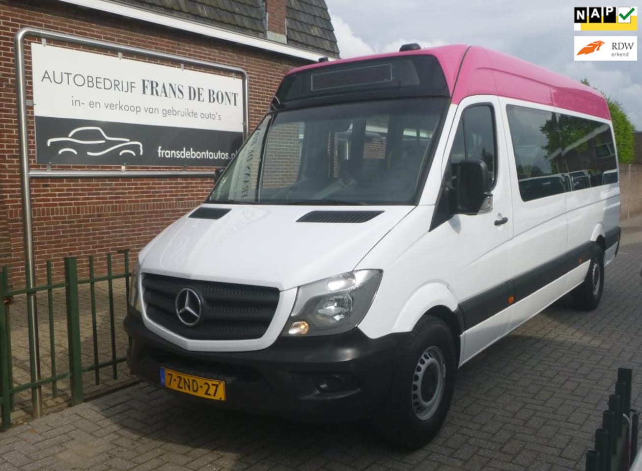 Mercedes-Benz Sprinter - 313 2.2 CDI 432 HD AIRCO 9 PERSOONS MIDCITY € 13,500 EX BTW - AutoWereld.nl