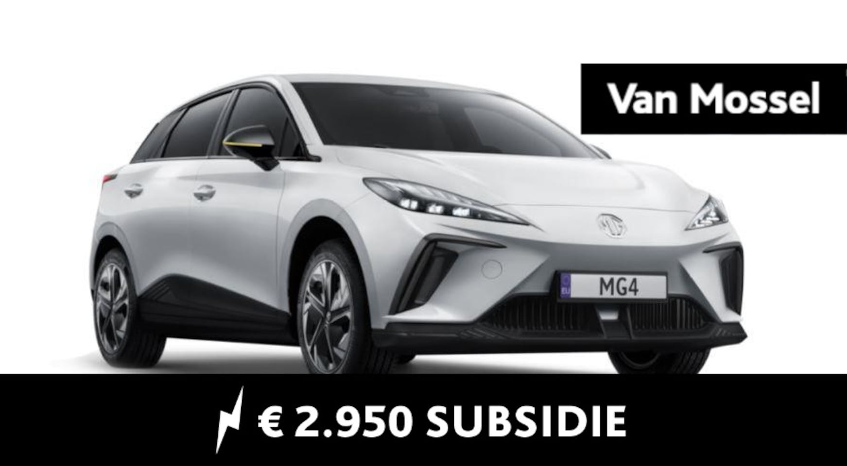 MG 4 - Standard 51 kWh / Dover White  ACTIE € 5000,= voorraadkorting ( Particulier € 2.950,= subs - AutoWereld.nl