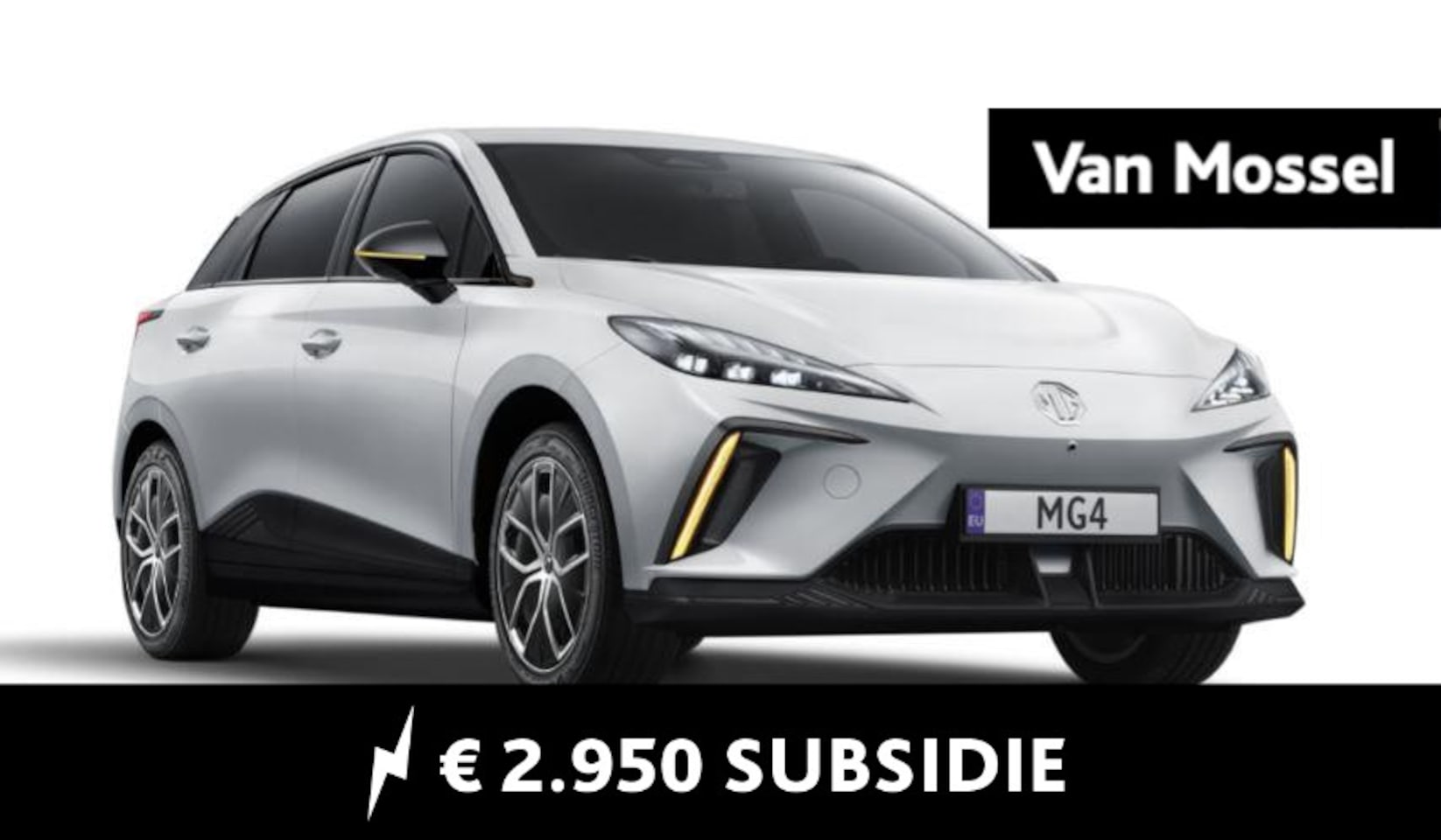 MG 4 - Luxury 64 kWh / Dover White  ACTIE € 5000,= voorraad korting ( Particulier € 2.950,= subsi - AutoWereld.nl