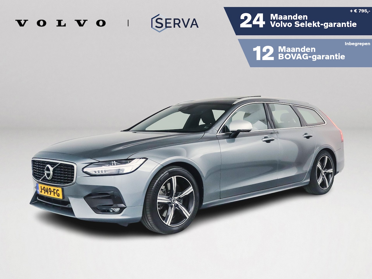 Volvo V90 - T4 Aut. Business Sport | Panoramadak | Parkeercamera | Harman Kardon | Stoel- en stuurverw - AutoWereld.nl