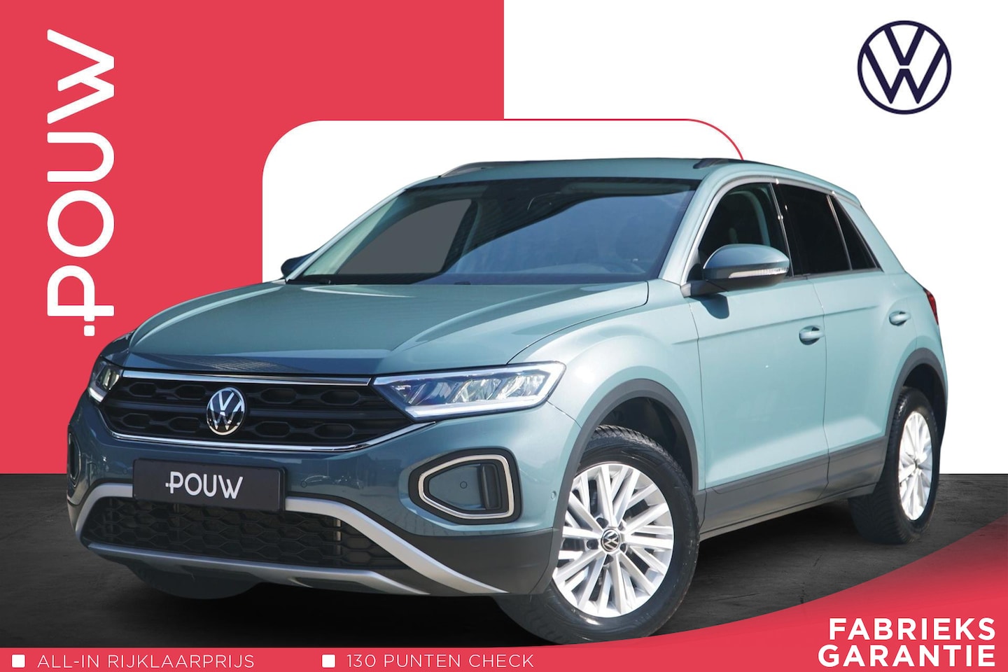 Volkswagen T-Roc - 1.0 TSI 110pk Life | Navigatie | Apple Carplay/Android Auto | Parkeersensoren Voor & Achte - AutoWereld.nl