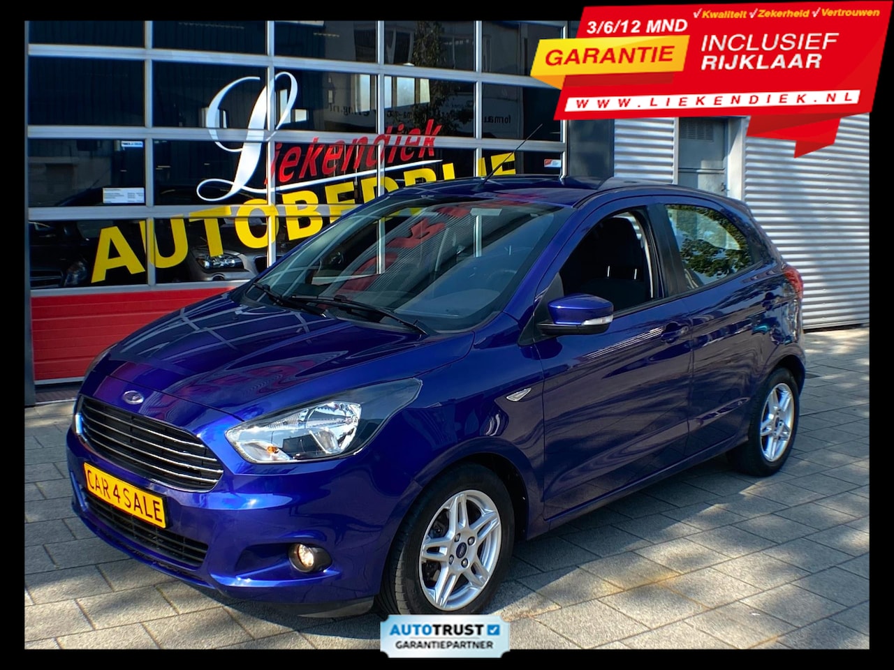 Ford Ka - 1.2Ti-VCT 5Drs - Cool & Sound - Airco I Sport velgen I PDC I Stoel verwarming I Dealer ond - AutoWereld.nl