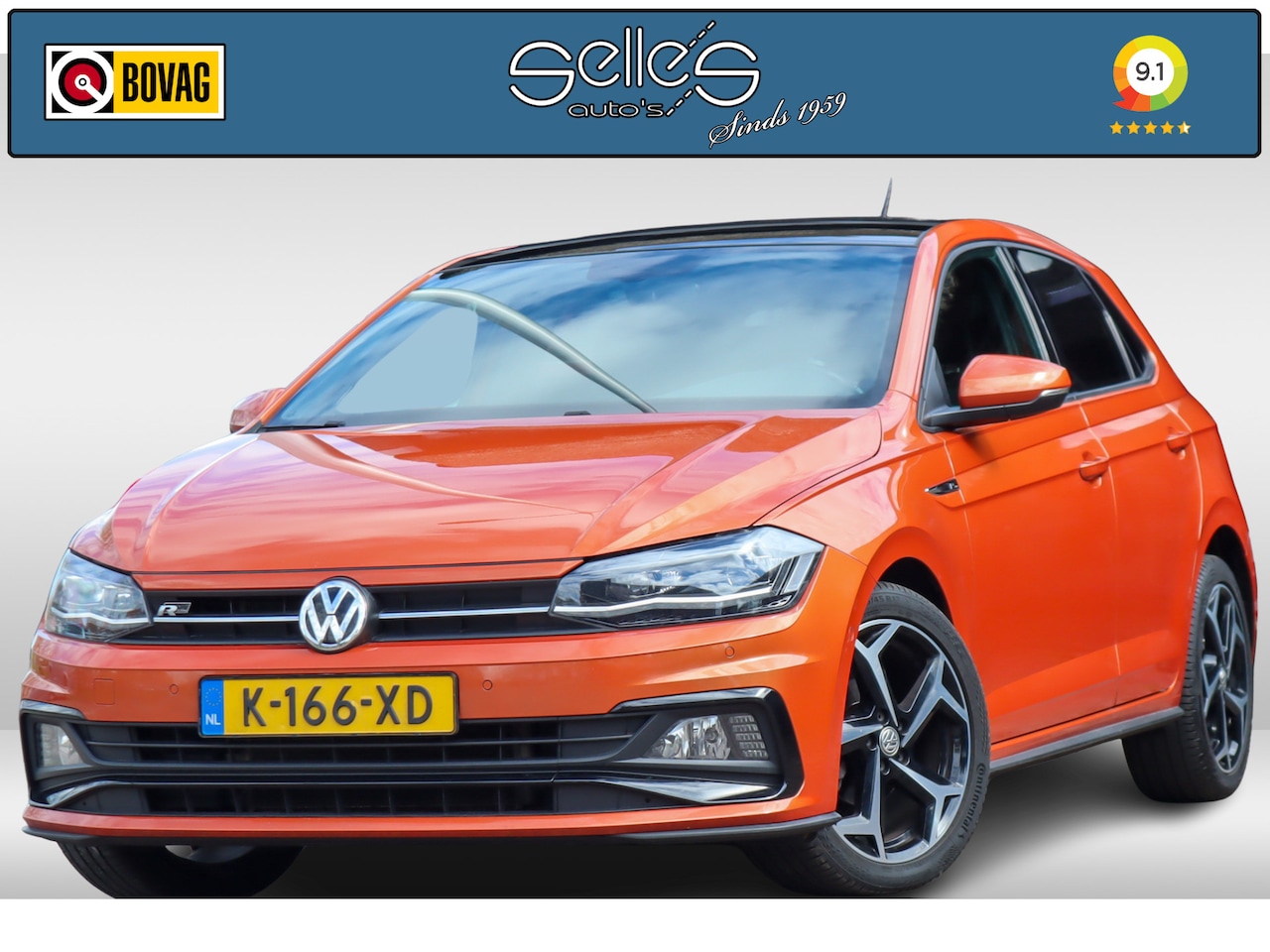 Volkswagen Polo - 1.0 TSI Highline Business R | Schuifdak | R-Line in- en exterieur | Digitaal Dashboard | P - AutoWereld.nl