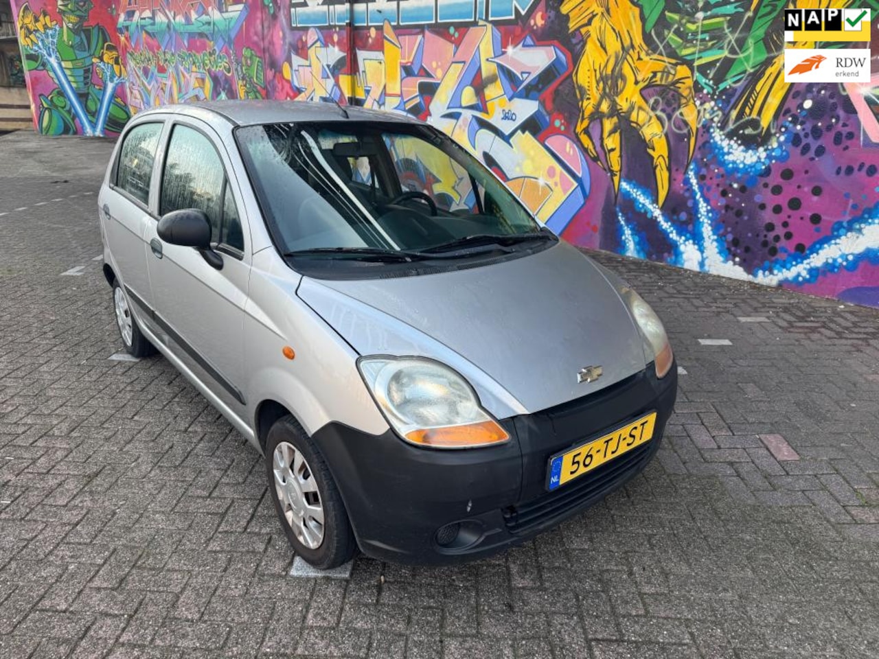 Chevrolet Matiz - 0.8 Ace goed onderhouden super rijdende auto geen optie's 190dkm nap leuke zuinige auto - AutoWereld.nl