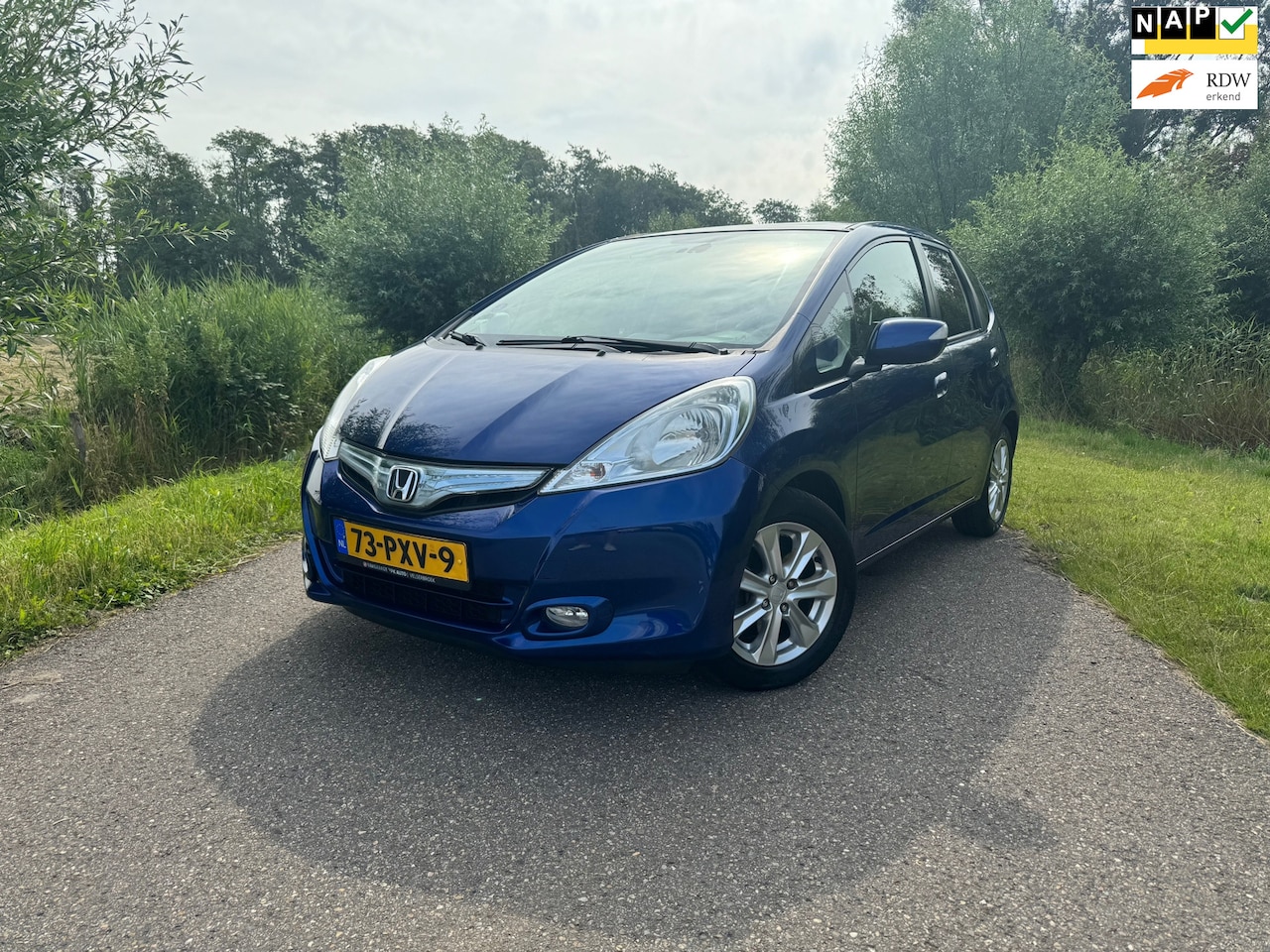 Honda Jazz - 1.4 Hybrid Elegance 5DRS Clima PanoDak Cruise Control NAP GOED ONDERHOUDEN - AutoWereld.nl