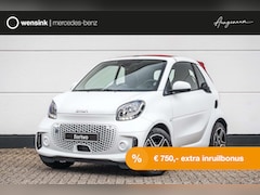 Smart Fortwo cabrio - EQ Comfort 18 kWh Winterpakket | Rood dak | Carbon optiek interieur |