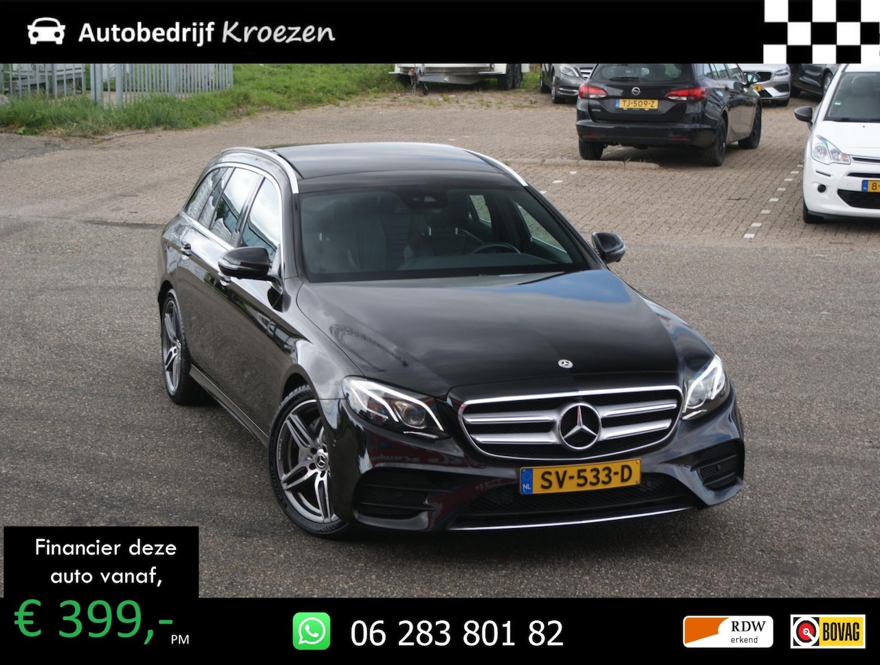 Mercedes-Benz E-klasse Estate - 200 ///AMG Pakket | Pano | Sfeer | 360 Camera | 1e Eigenaar | Burmester | Incl BTW | - AutoWereld.nl