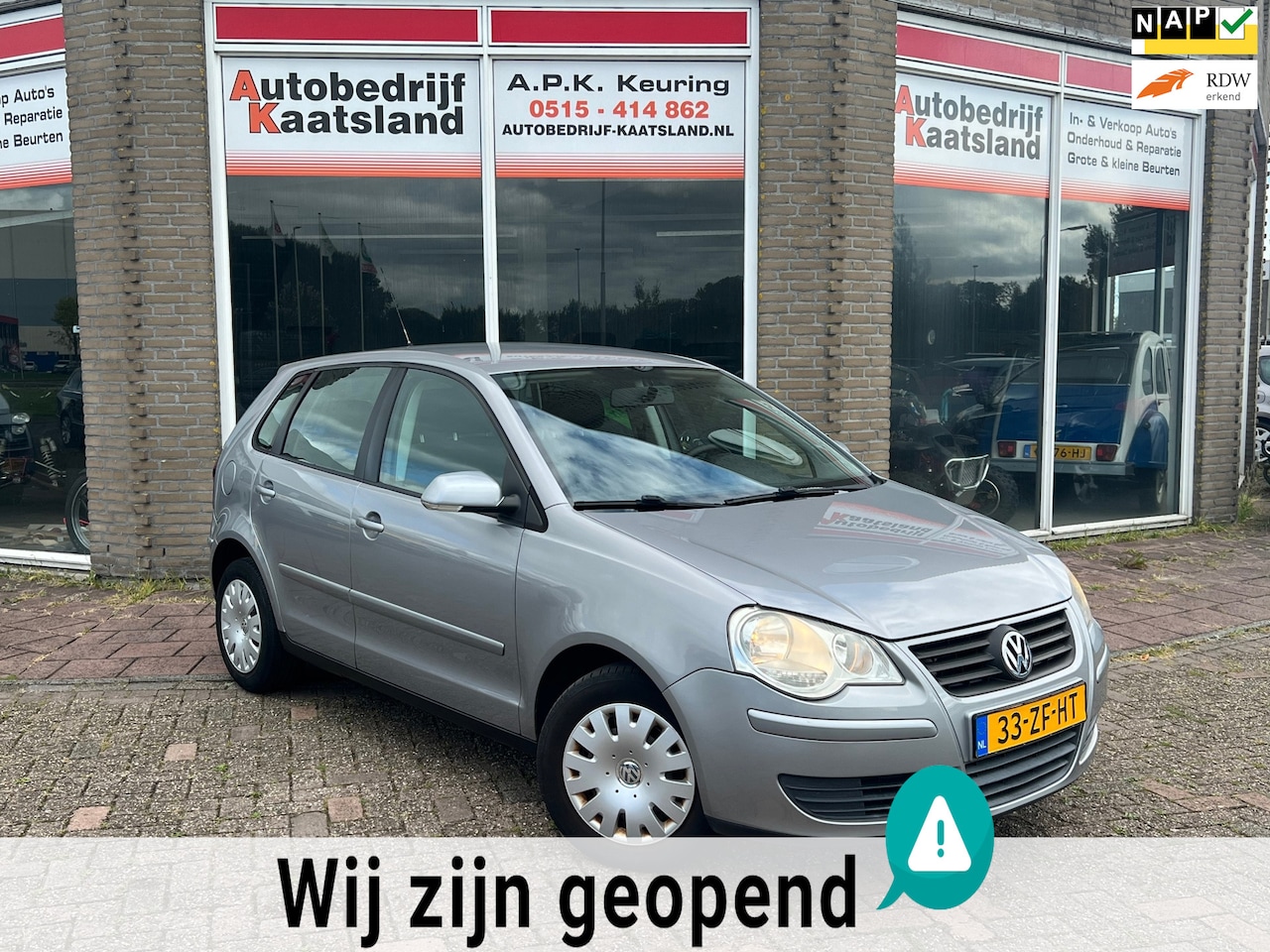 Volkswagen Polo - 1.4-16V Optive 5 Deurs - Airco - Nette Auto! - 2008 - AutoWereld.nl