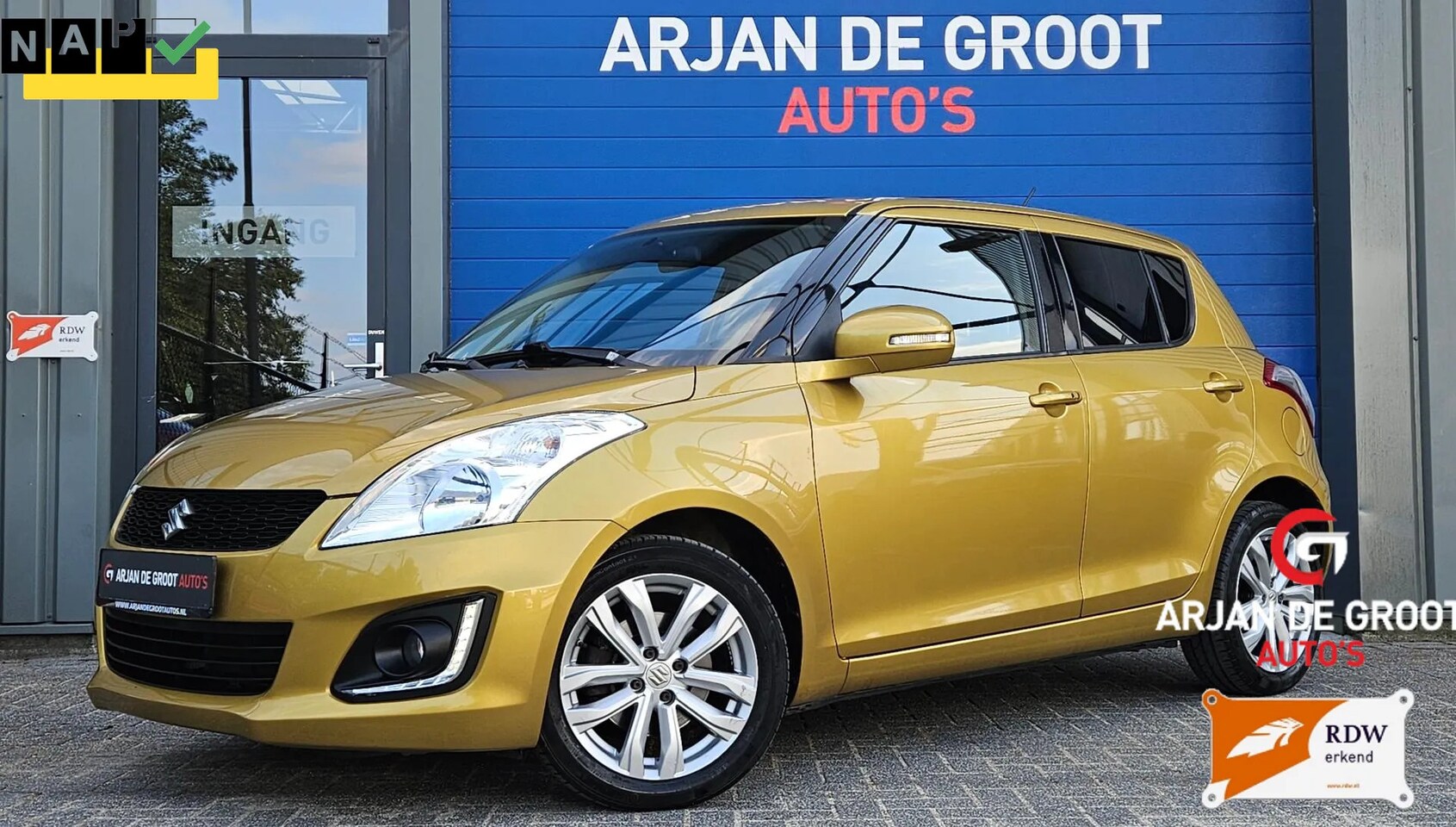 Suzuki Swift - 1.2 Exclusive 94PK 5Drs Keyless Clima Cruise AUTOMAAT - AutoWereld.nl