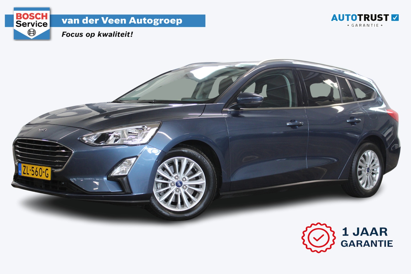 Ford Focus Wagon - 1.0 EcoBoost Titanium Automaat | Incl. 12 maanden garantie | Navigatie |Sync Apple Carplay - AutoWereld.nl