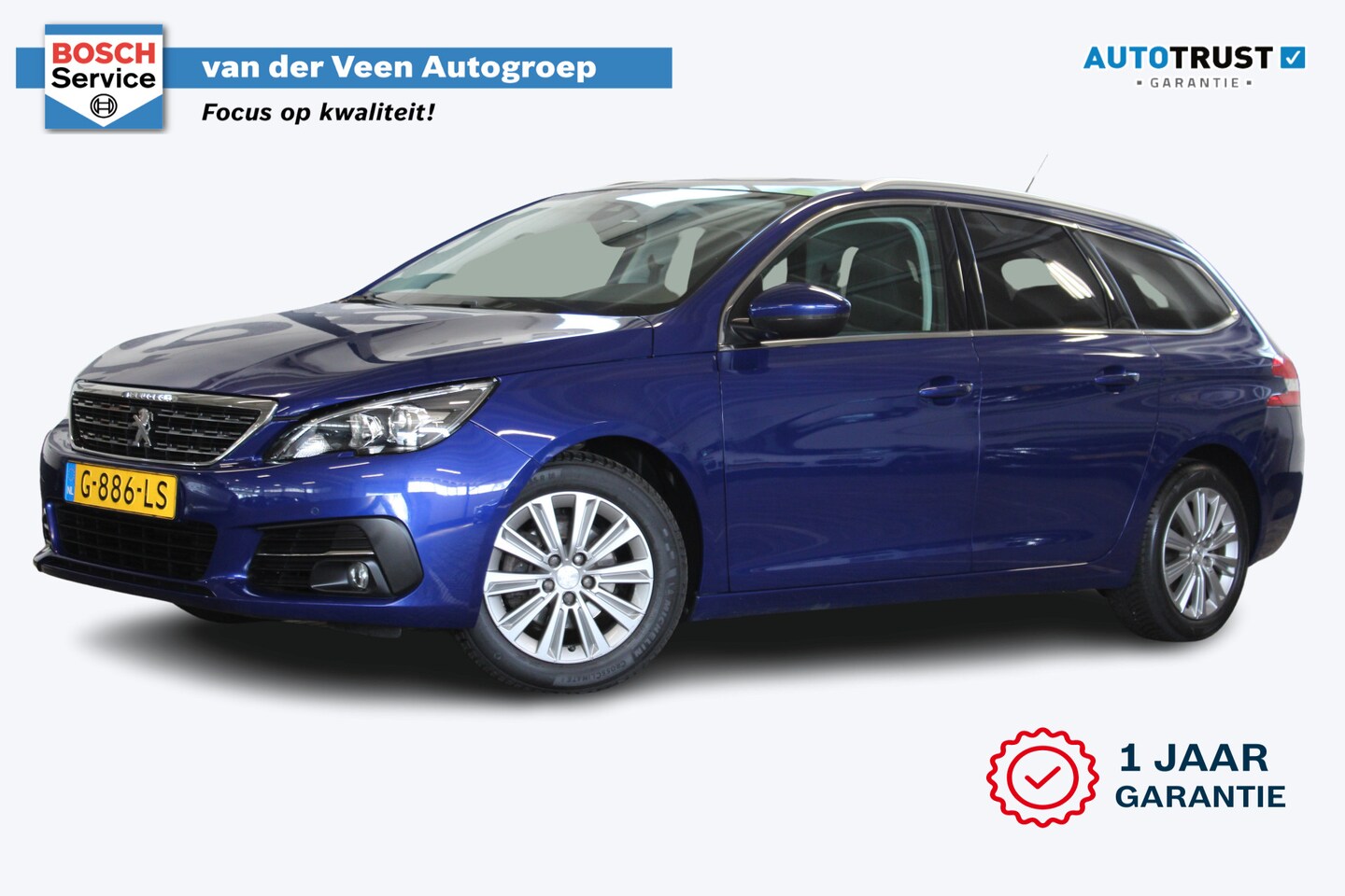 Peugeot 308 SW - 1.2 PureTech Blue Lease Premium | Incl. 12 maanden garantie | Navigatie | Cruise control | - AutoWereld.nl