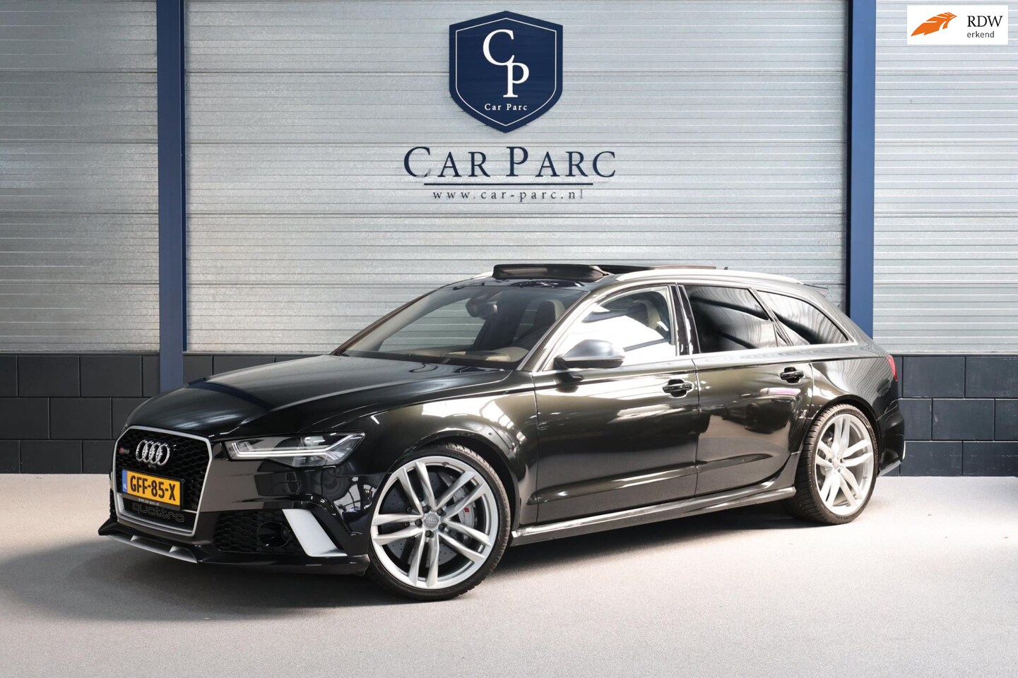 Audi A6 Avant - 4.0 TFSI RS 6 quattro Audi Exclusief NEW KETTING+CARTER.V/LED/KERAMISCH/PANO/LEER+S.VERWAR - AutoWereld.nl