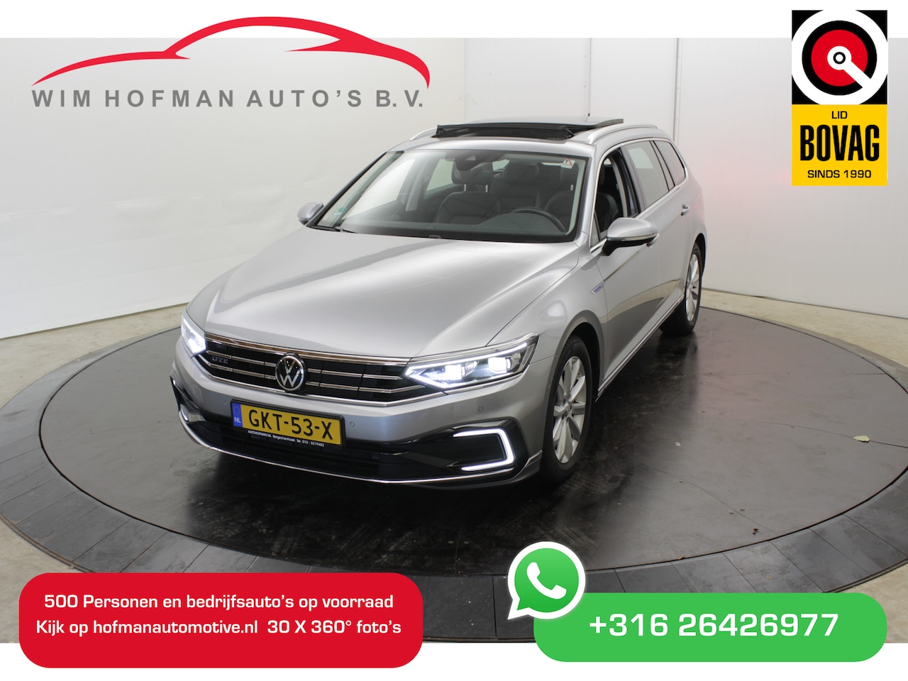 Volkswagen Passat Variant - GTE El Trekh+aKlep Virtual Disc Pro Pano Vol Leder mem Seats dodeh det - AutoWereld.nl