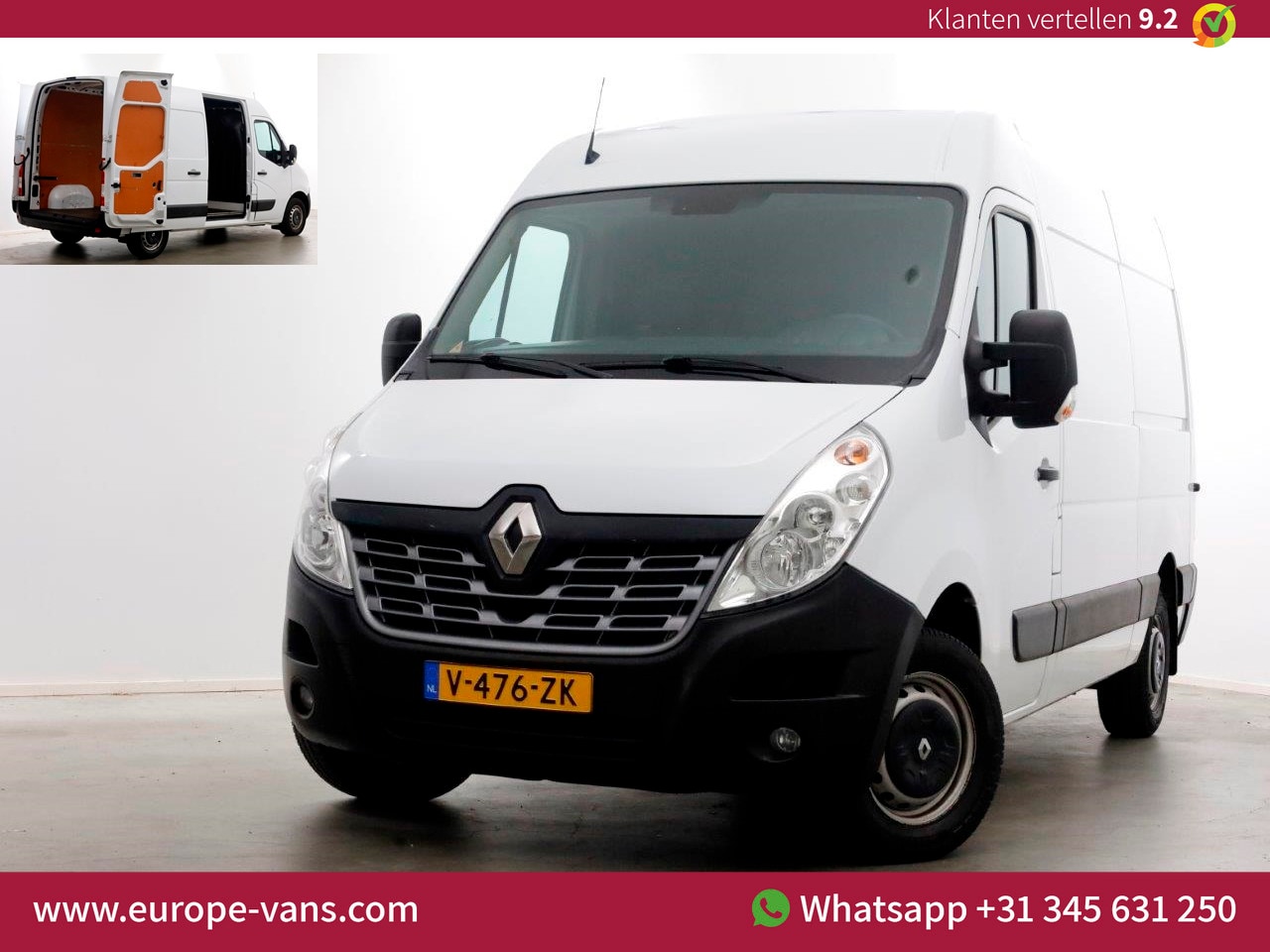 Renault Master - T35 2.3 dCi 170pk E6 Automaat L2H2 Airco/Navi/Camera 05-2019 - AutoWereld.nl