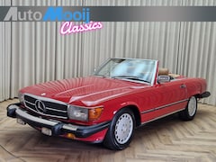 Mercedes-Benz SL-klasse Cabrio - 560 SL W107 Cabriolet Perfect / FULL HISTORY / 1986 *Inclusief Hardtop* Automaat / Leder