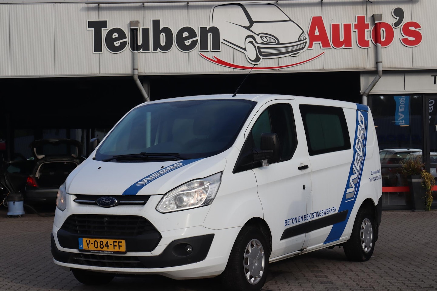 Ford Transit Custom - 270 2.0 TDCI L1H1 Trend DC Trekhaak, Stoelverwarming, Airco, Dubbel cabine, Cruise control - AutoWereld.nl