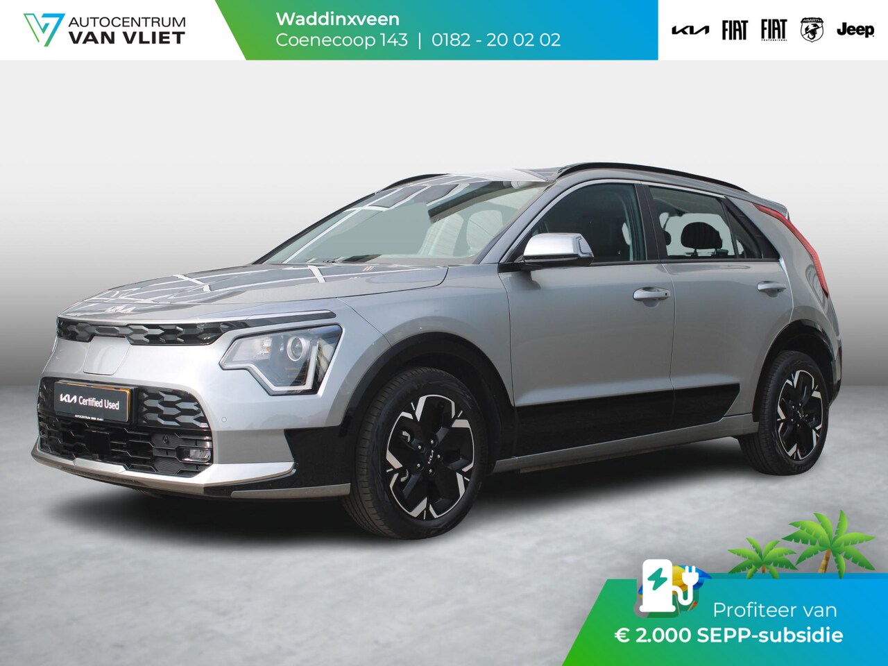 Kia Niro EV - DynamicLine 64.8 kWh | Clima | Adapt. Cruise | Camera | Carplay | Subsidie € 2.000,- * - AutoWereld.nl