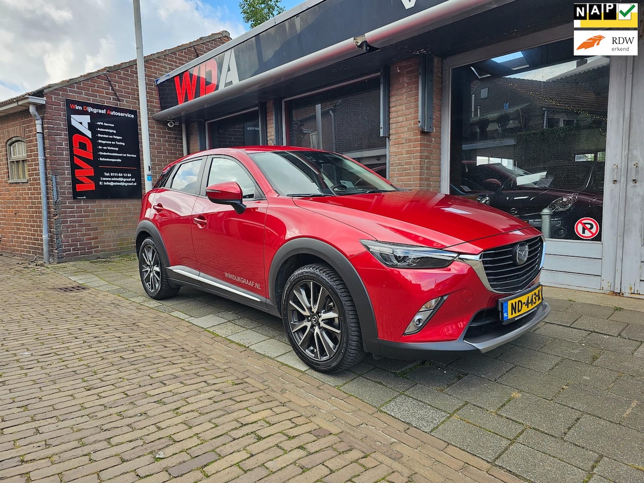 Mazda CX-3 - 2.0 SkyActiv-G 120 GT-M 2.0 SkyActiv-G 120 GT-M, Leder , Trekhaak , Camera , rijklaarprijs ! - AutoWereld.nl