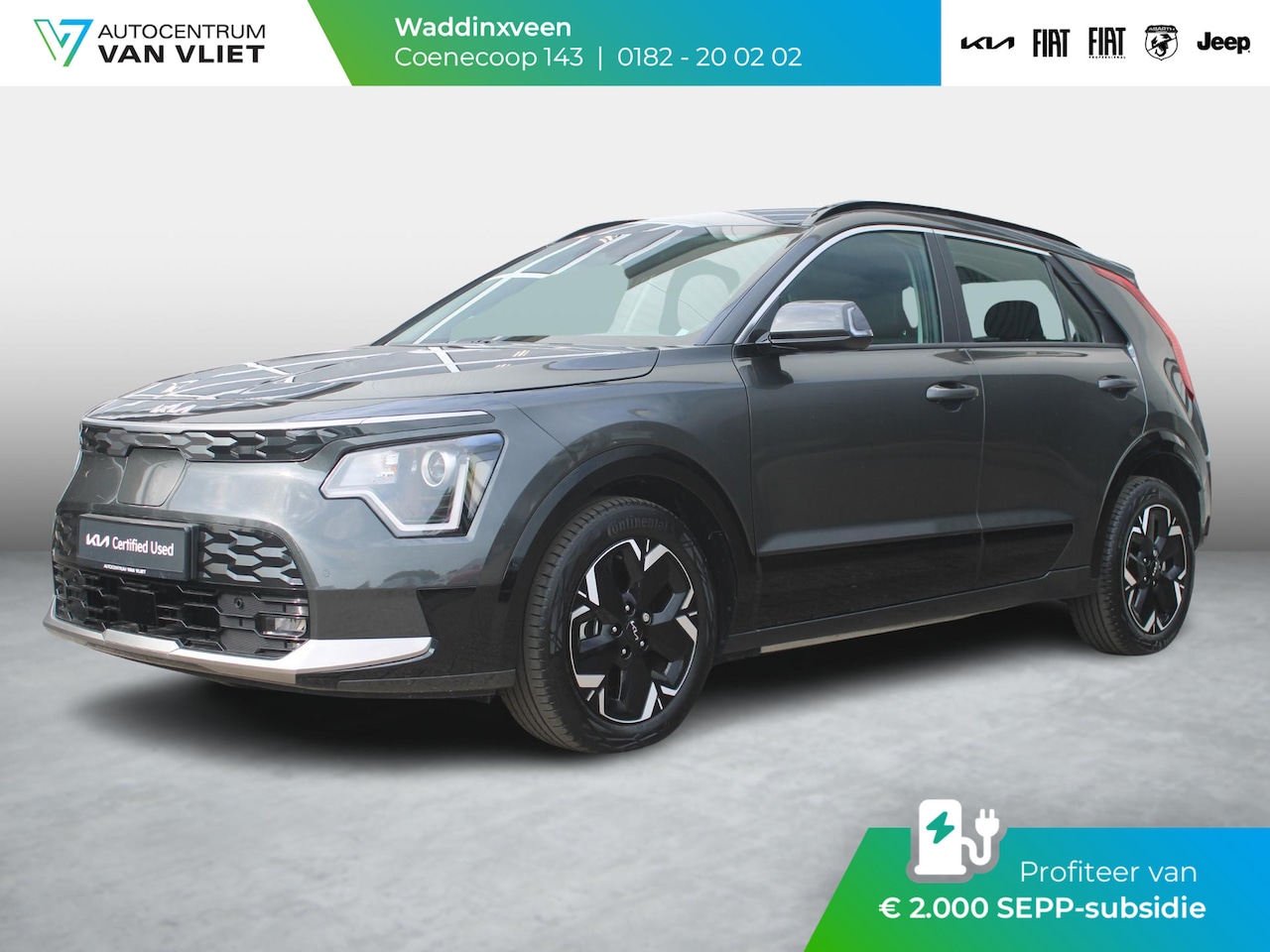 Kia Niro EV - DynamicLine 64.8 kWh | Clima | Adapt. Cruise | Camera | Carplay | Subsidie € 2.000,- * - AutoWereld.nl