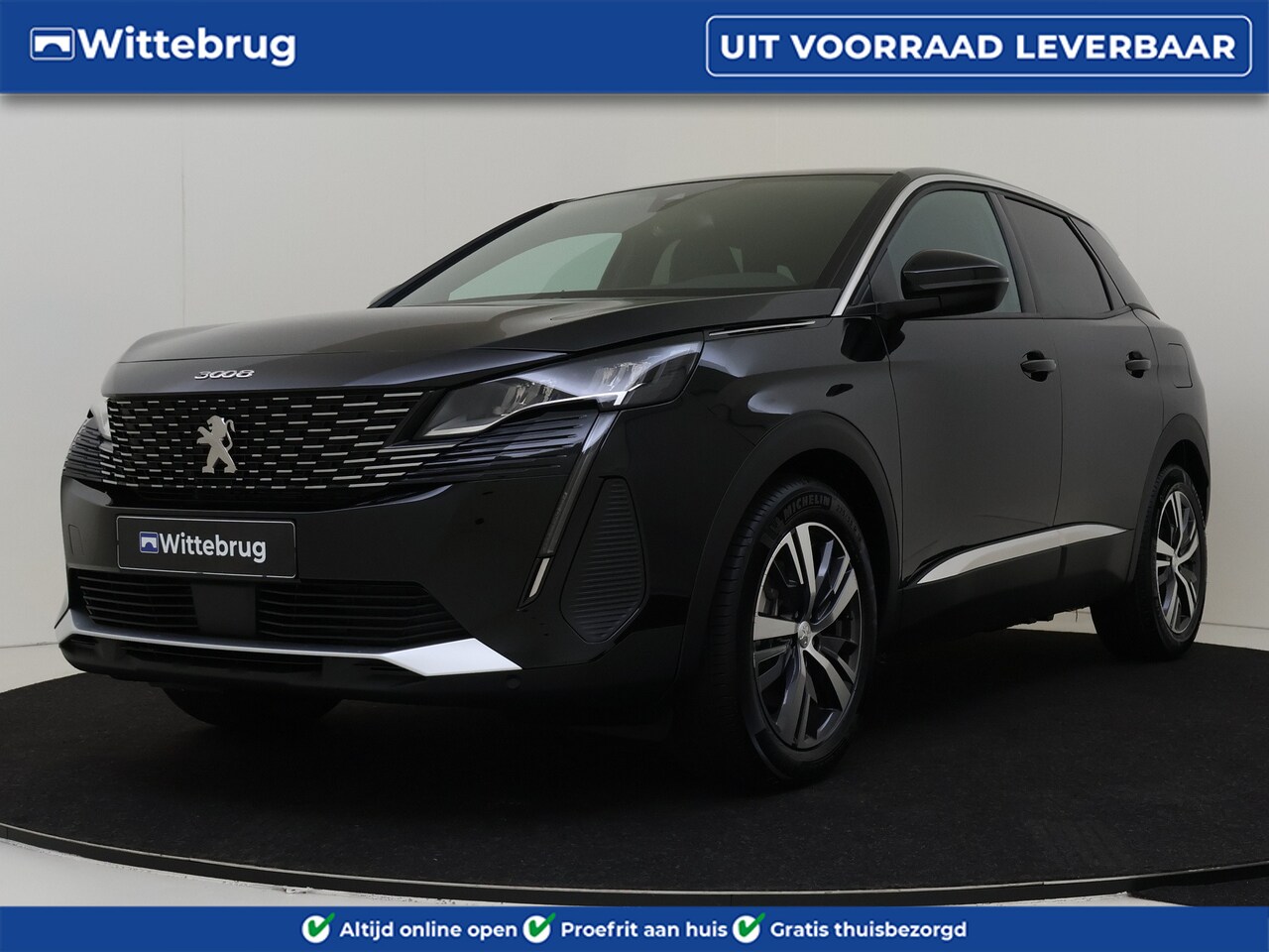 Peugeot 3008 - 1.6 HYbrid 180 Allure Pack Business NIEUWE AUTO! | Navigatie | Head-Up Display | Camera - AutoWereld.nl