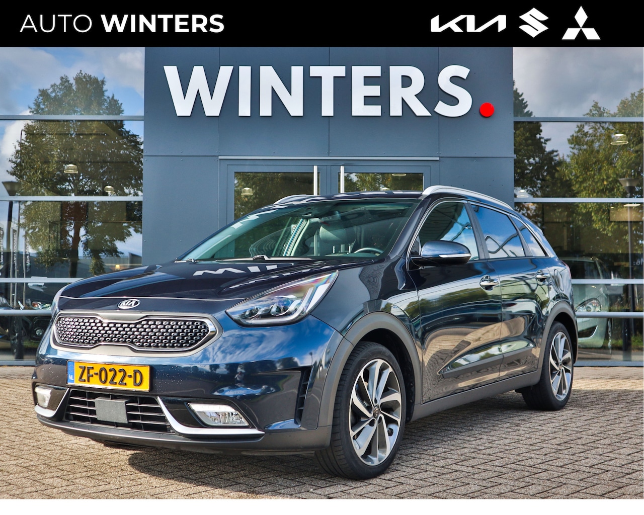 Kia Niro - 1.6 GDi Hybrid ExecutiveLine Navi+BT+Cam ECC-Airco Cr.Control Stoel.Verw 18"LMV - AutoWereld.nl