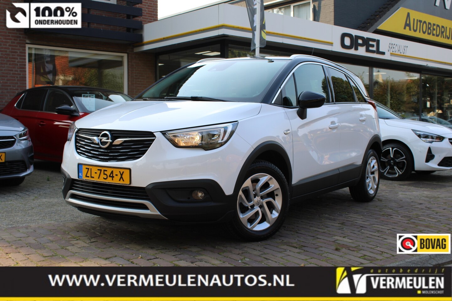 Opel Crossland X - 1.2 Turbo 110PK Innovation Automaat + 16''/ Navi/ Clima/ Cruise/ Car-Play/ NL auto - AutoWereld.nl