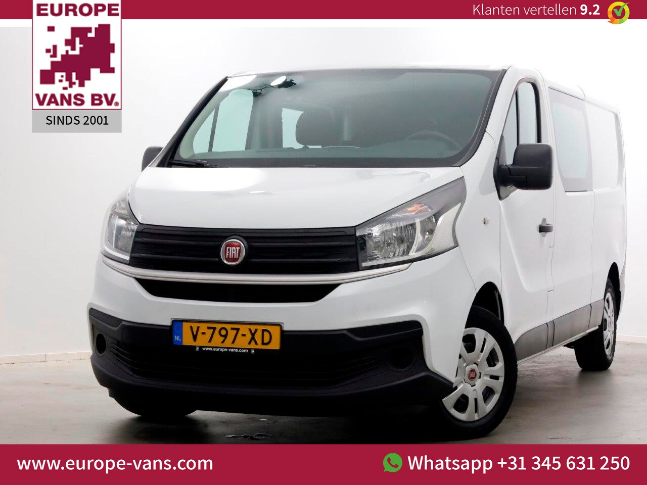 Fiat Talento - 1.6 MultiJet 125pk E6 L2H1 D.C. Airco/Navi 03-2019 - AutoWereld.nl