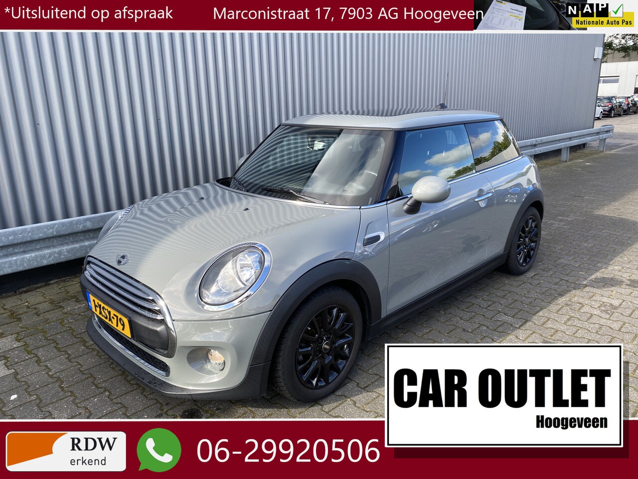 MINI One - Mini 1.2 Salt Business 139Dkm.NAP, Navi, Bluetooth, Pano, CC, LM, z.g.a.n. APK – Inruil Mo - AutoWereld.nl