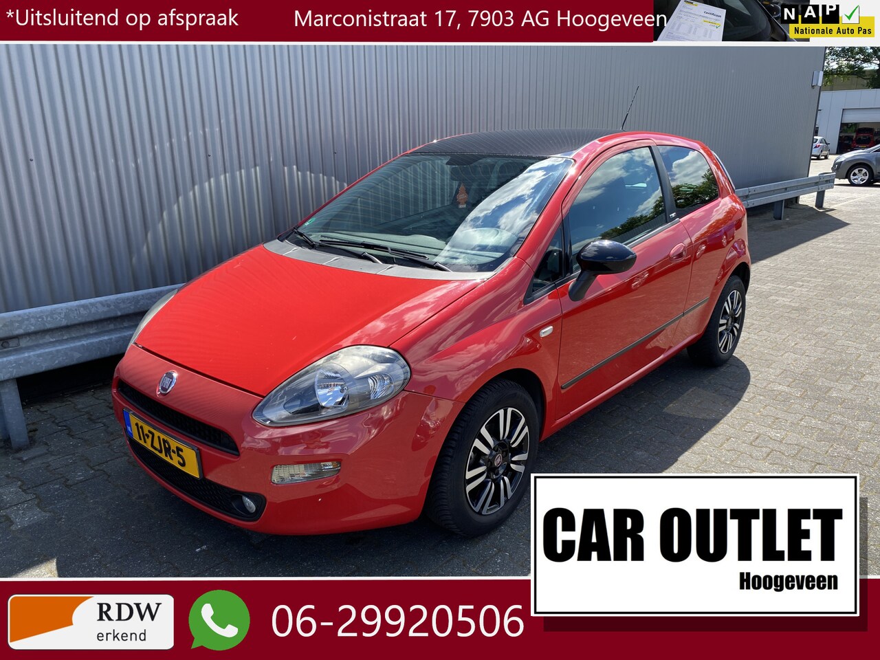 Fiat Punto Evo - 0.9 TwinAir Pop 123Dkm.NAP, Clima, LM, – Inruil Mogelijk – - AutoWereld.nl