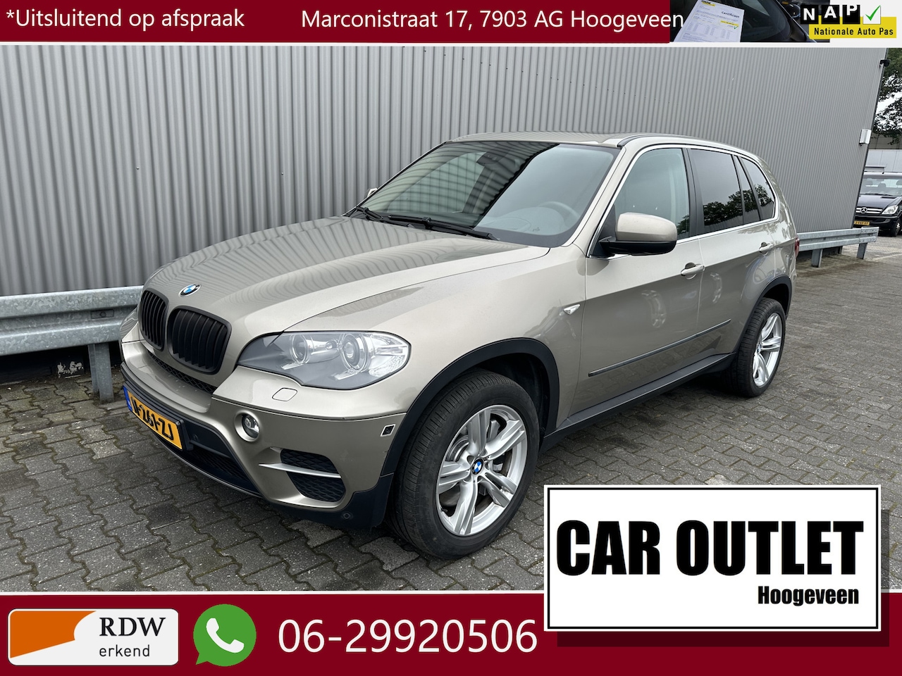 BMW X5 - xDrive50i High Executive Vol! Leer, 360'Cam, HUD, Clima, CC, Navi, Pano, nw. APK – Inruil - AutoWereld.nl