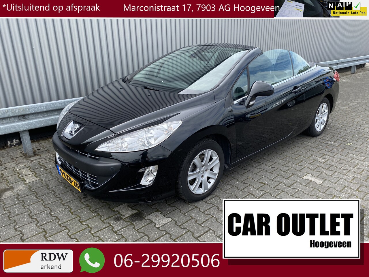 Peugeot 308 CC - 1.6 THP Sport Pack 82Dkm, Clima, CC, PDC, Parrot Carkit, LM, nw. APK – Inruil Mogelijk – - AutoWereld.nl