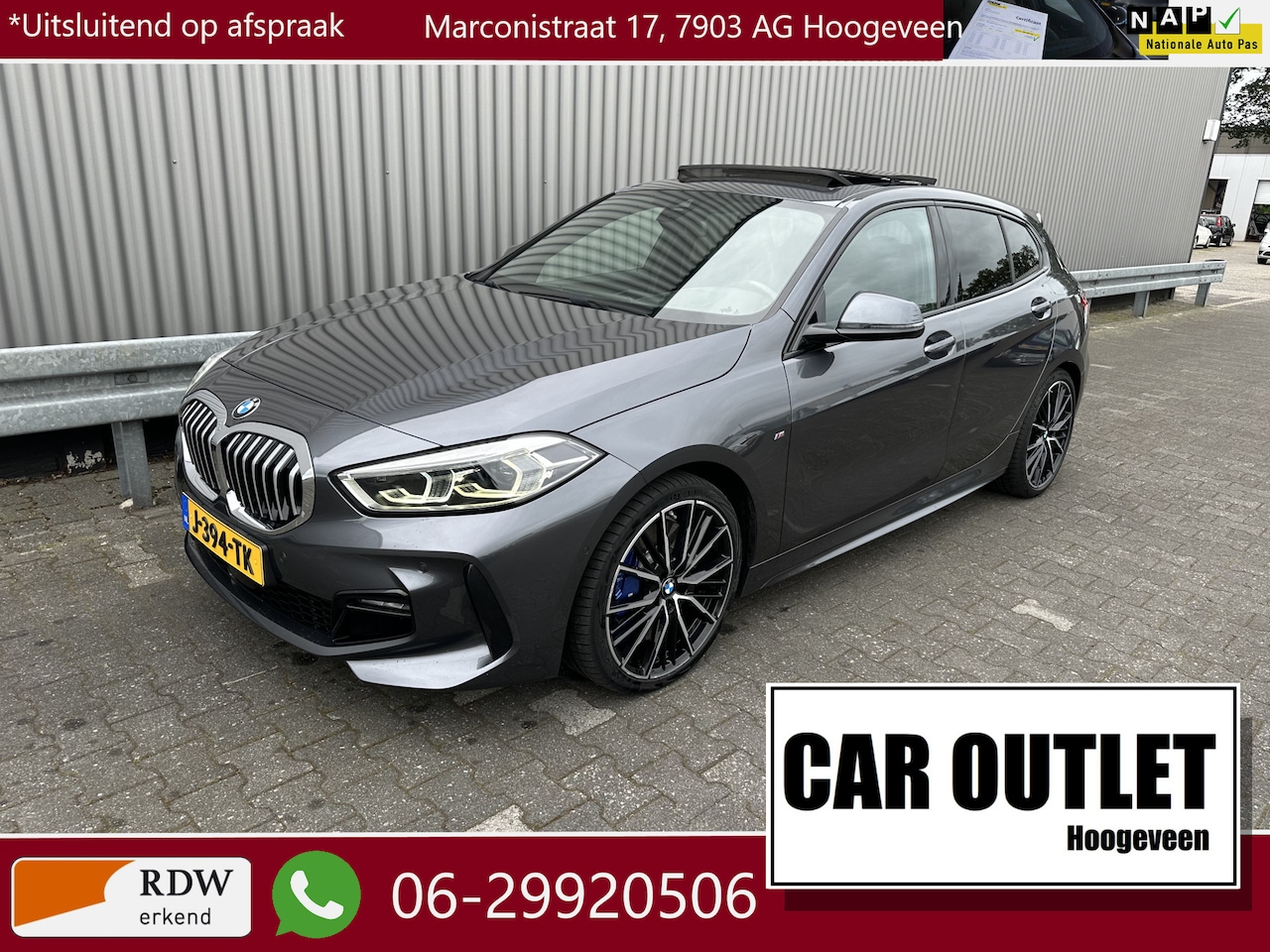 BMW 1-serie - 120d xDrive High Executive Edition M Sport Plus, HUD, LED, VOL! --Inruil Mogelijk-- - AutoWereld.nl