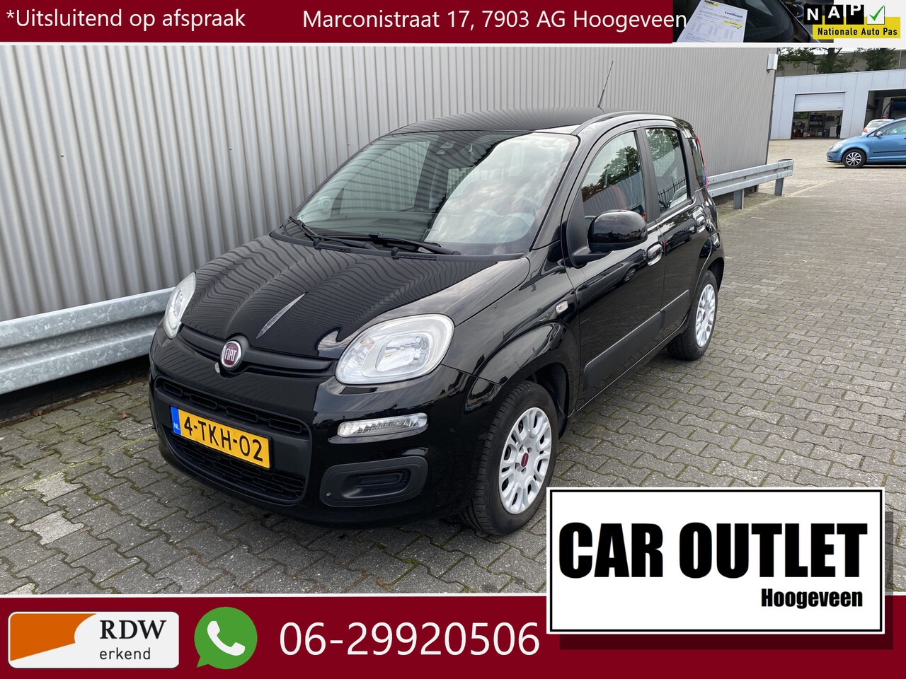 Fiat Panda - 0.9 TwinAir Edizione Cool AUTOMAAT, 113Dkm.NAP, Airconditioning EN Nieuwe APK – Inruil Mog - AutoWereld.nl