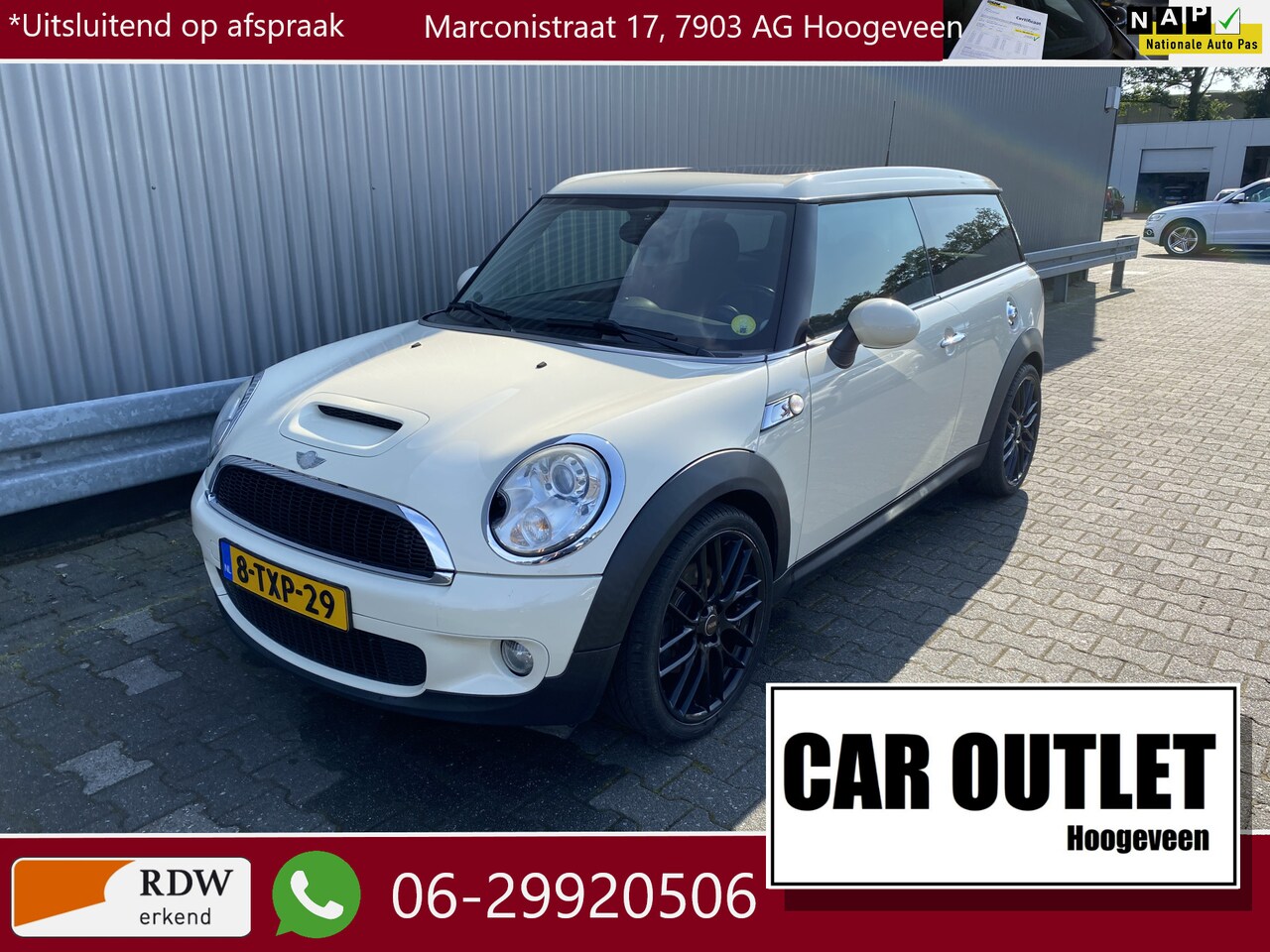 MINI Clubman - Mini 1.6 Cooper S 159Dkm, Half Leer, A/C, Pano, PDC, LM, nw. APK – Inruil Mogelijk – - AutoWereld.nl