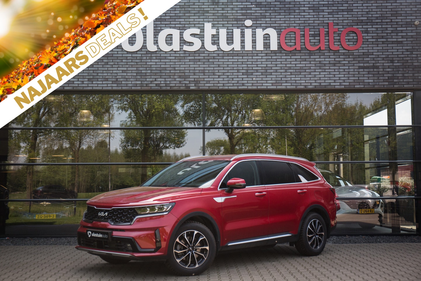 Kia Sorento - 1.6 T-GDi Plug-in Hybrid 4WD DynamicLine 7p. 1.6 T-GDI Plug-in Hybrid 4WD DynamicLine 7p. , Carplay, Adap. Cruise, Bose - AutoWereld.nl