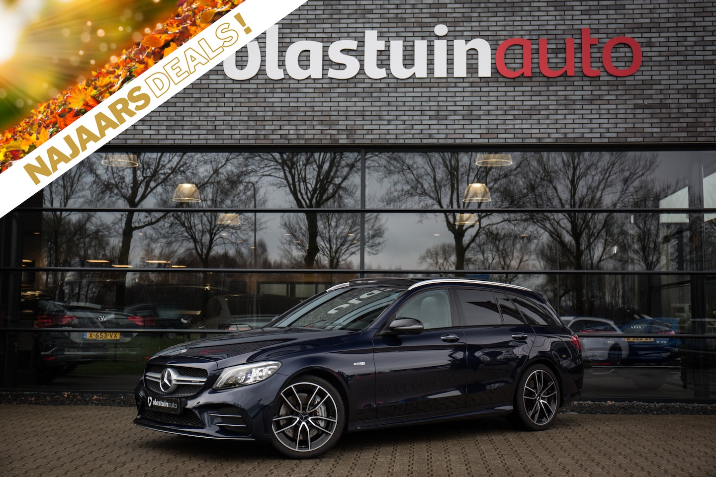 Mercedes-Benz C-klasse Estate - 43 AMG 4MATIC Premium Plus Pack 43 AMG 4MATIC Premium Plus Pack , Pano dak, Adap. cruise, 3D camera, Virtual cockpit, Burm - AutoWereld.nl