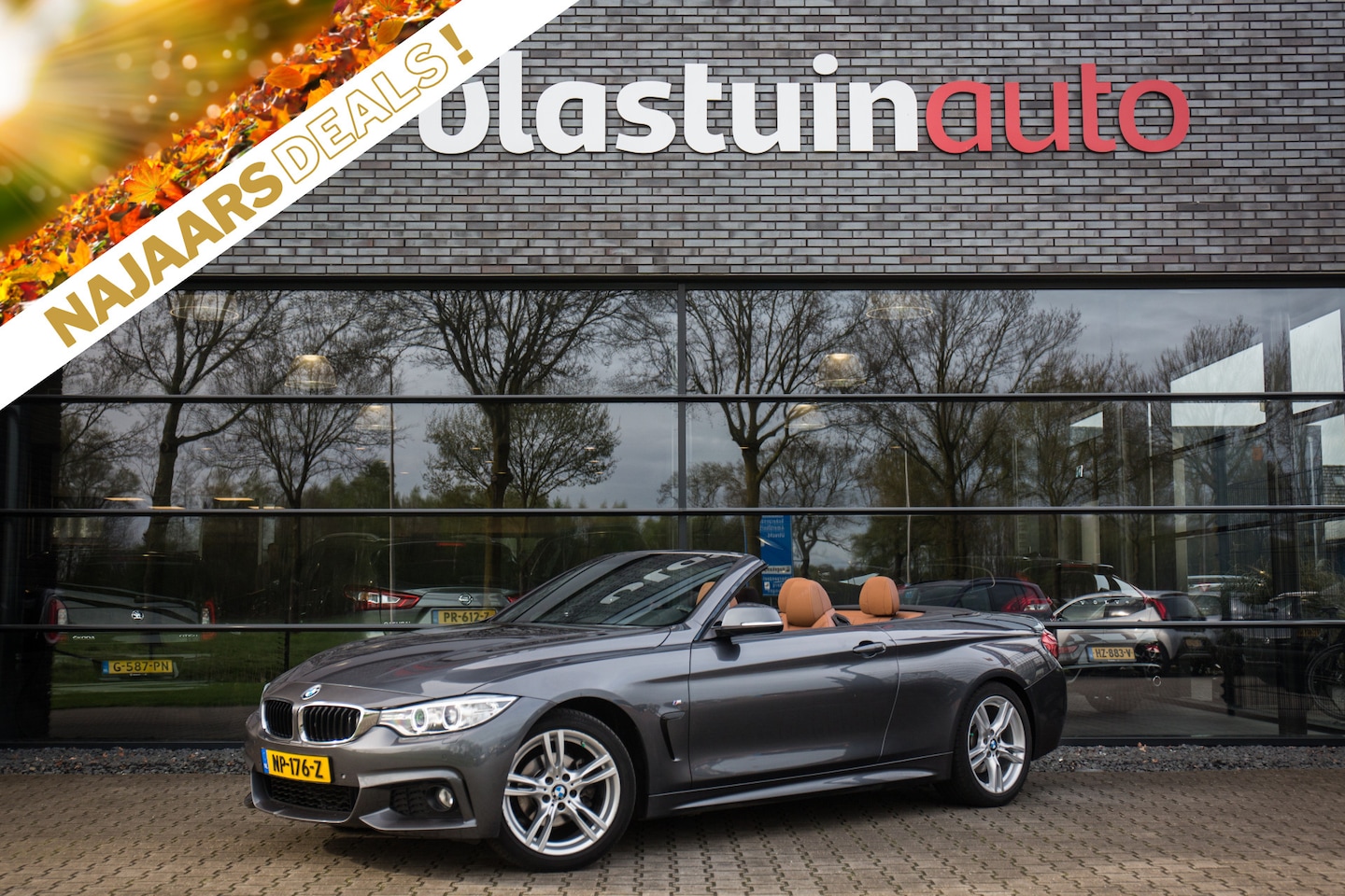 BMW 4-serie Cabrio - 420i High Executive M-Sport M-Sport, Memory, Leer, Trekhaak - AutoWereld.nl