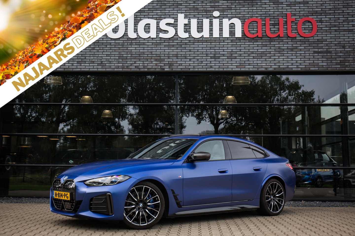 BMW i4 - M50 High Executive 84 kWh , HUD, Adap. Cruise, Harman/Kardon, Pano dak, Vol! - AutoWereld.nl