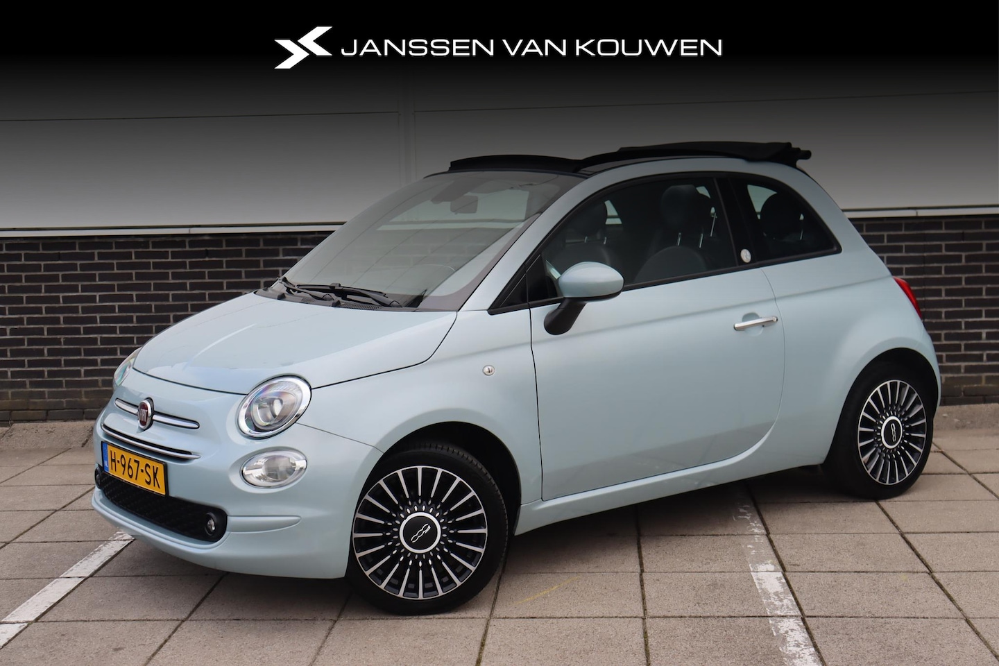 Fiat 500 C - 1.0 Hybrid Launch Edition * Cabrio * ECC * AppleCarplay - AutoWereld.nl