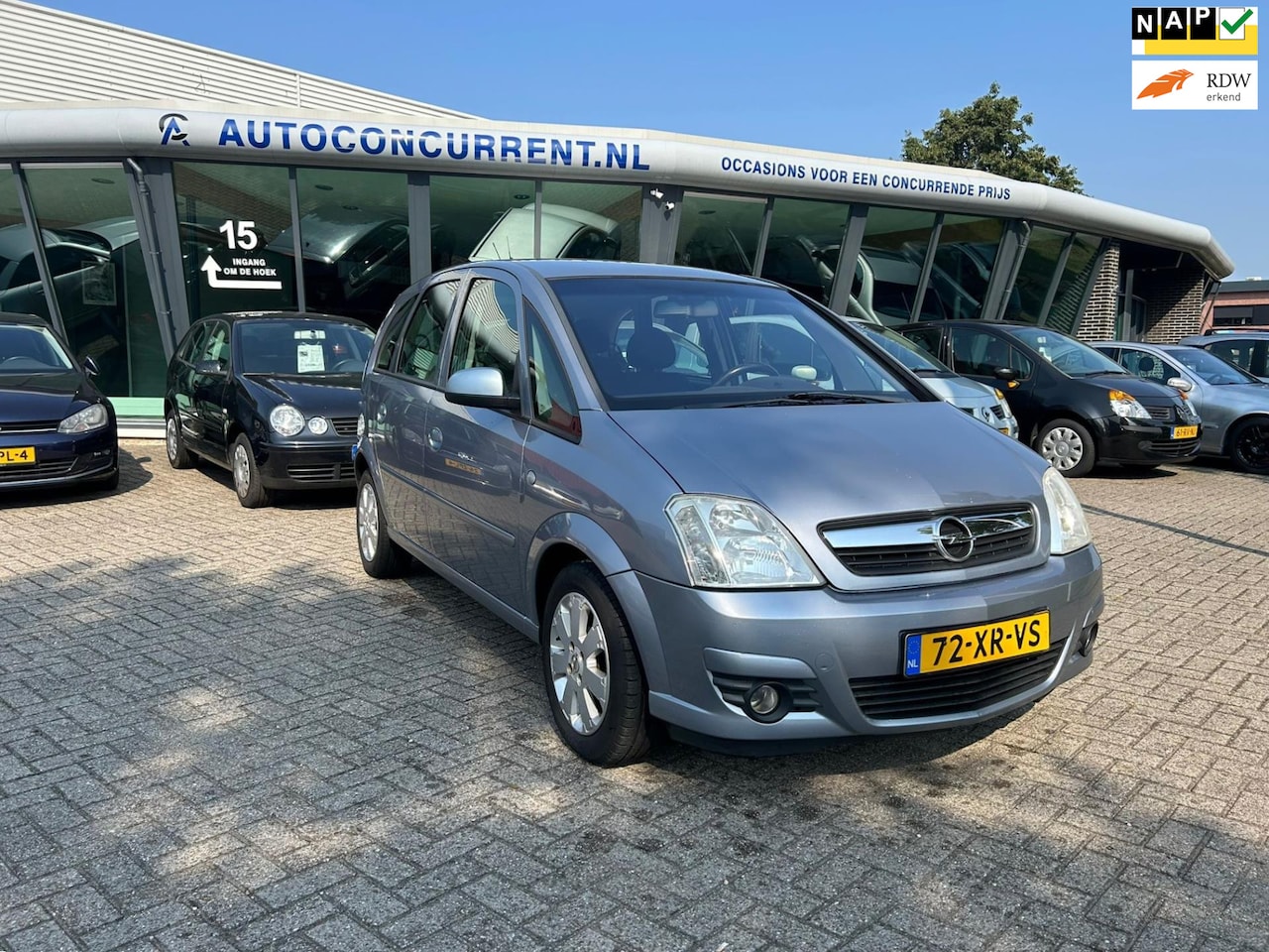 Opel Meriva - 1.6-16V Temptation 1.6-16V Temptation, Airco, Nieuwe APK, Inruil mogelijk. - AutoWereld.nl