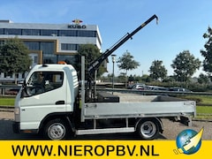 Fuso Canter - Openlaadbak Automaat HIAB 008T Kraan 145.000KM