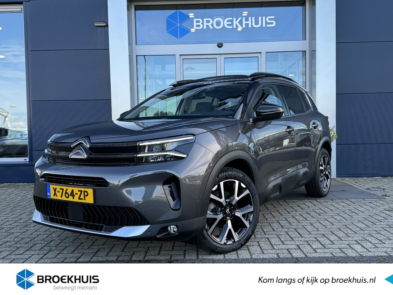 Citroën C5 Aircross - 1.2 136PK e-DCS6 Hybrid Max | Keyless | Schuif/Kantel dak | Camera | Sensoren V/A | Stoelv - AutoWereld.nl