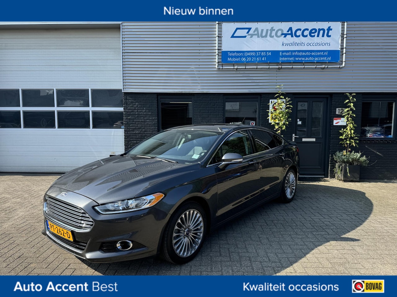 Ford Mondeo - Mondeo(Fusion) Titanium Automaat/Leder/Klima/Navi/128dkm... - AutoWereld.nl