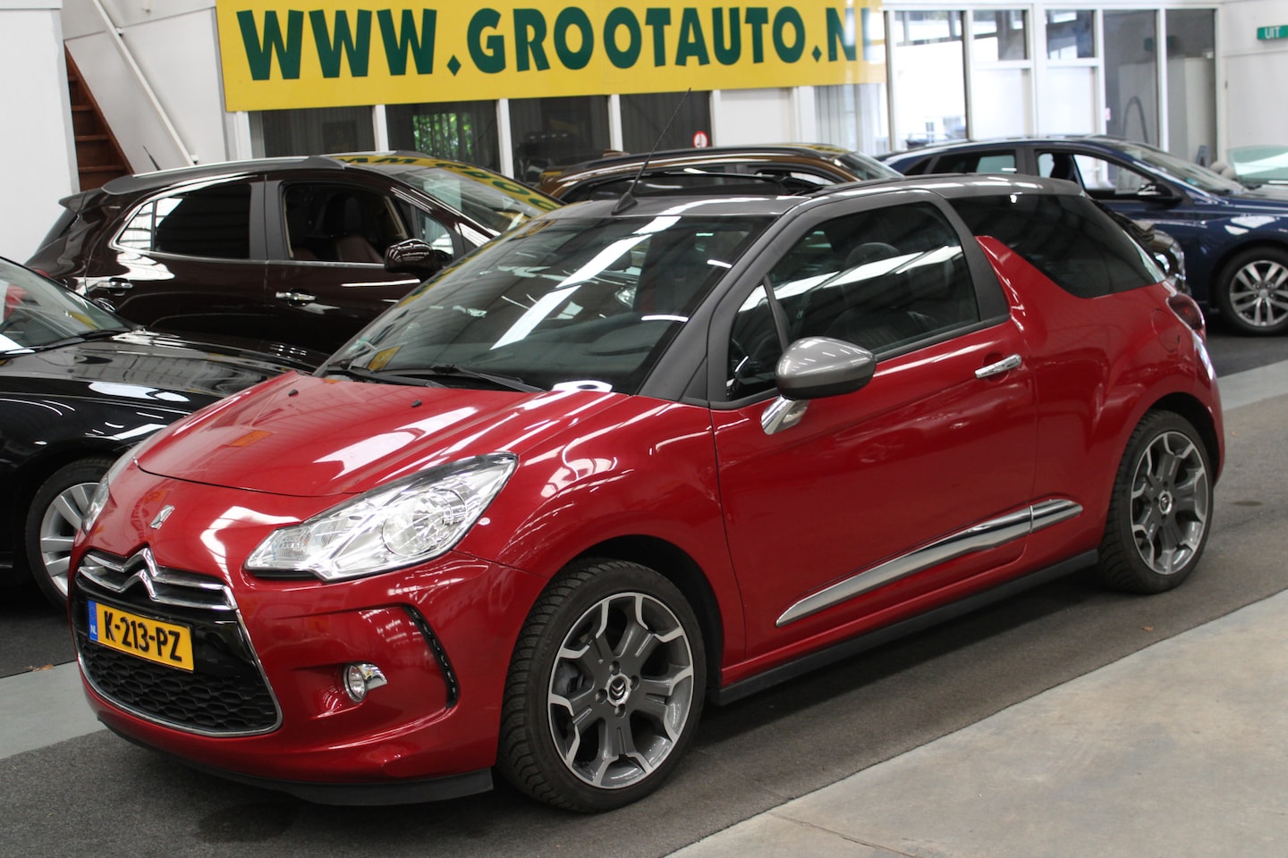 Citroën DS3 Cabrio - 1.6 THP Sport Chic Airco, Cruise Control, Stuurbekrachtiging - AutoWereld.nl