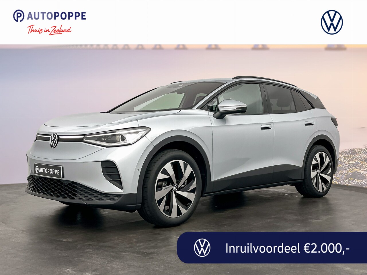 Volkswagen ID.4 - 77kWh 286 1AT Pro Oranje Edition | 'App-Connect' draadloze smartphone integratie | Achterb - AutoWereld.nl