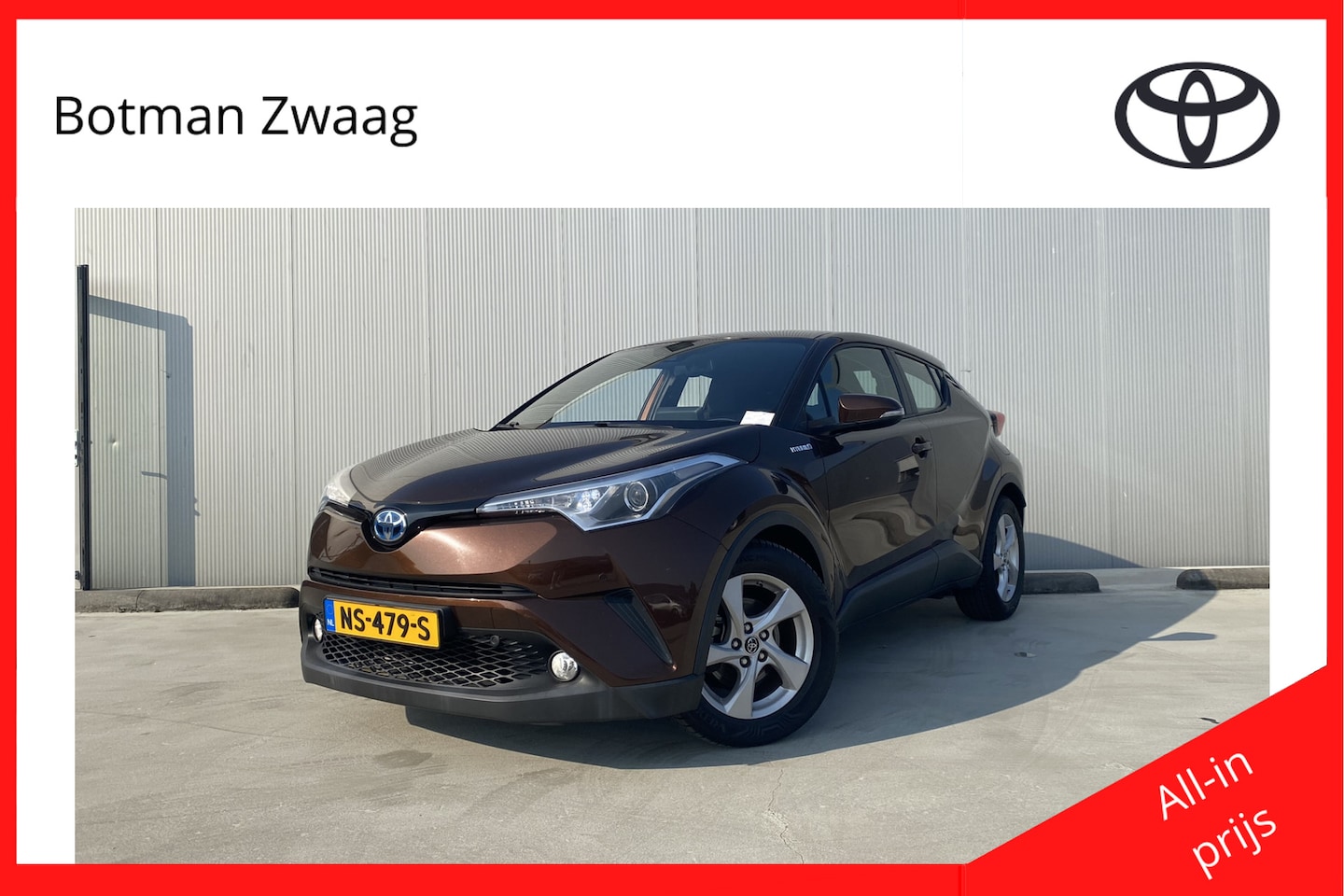 Toyota C-HR - 1.8 Hybrid Dynamic | Navigatie | Parkeersensoren voor + achter - AutoWereld.nl