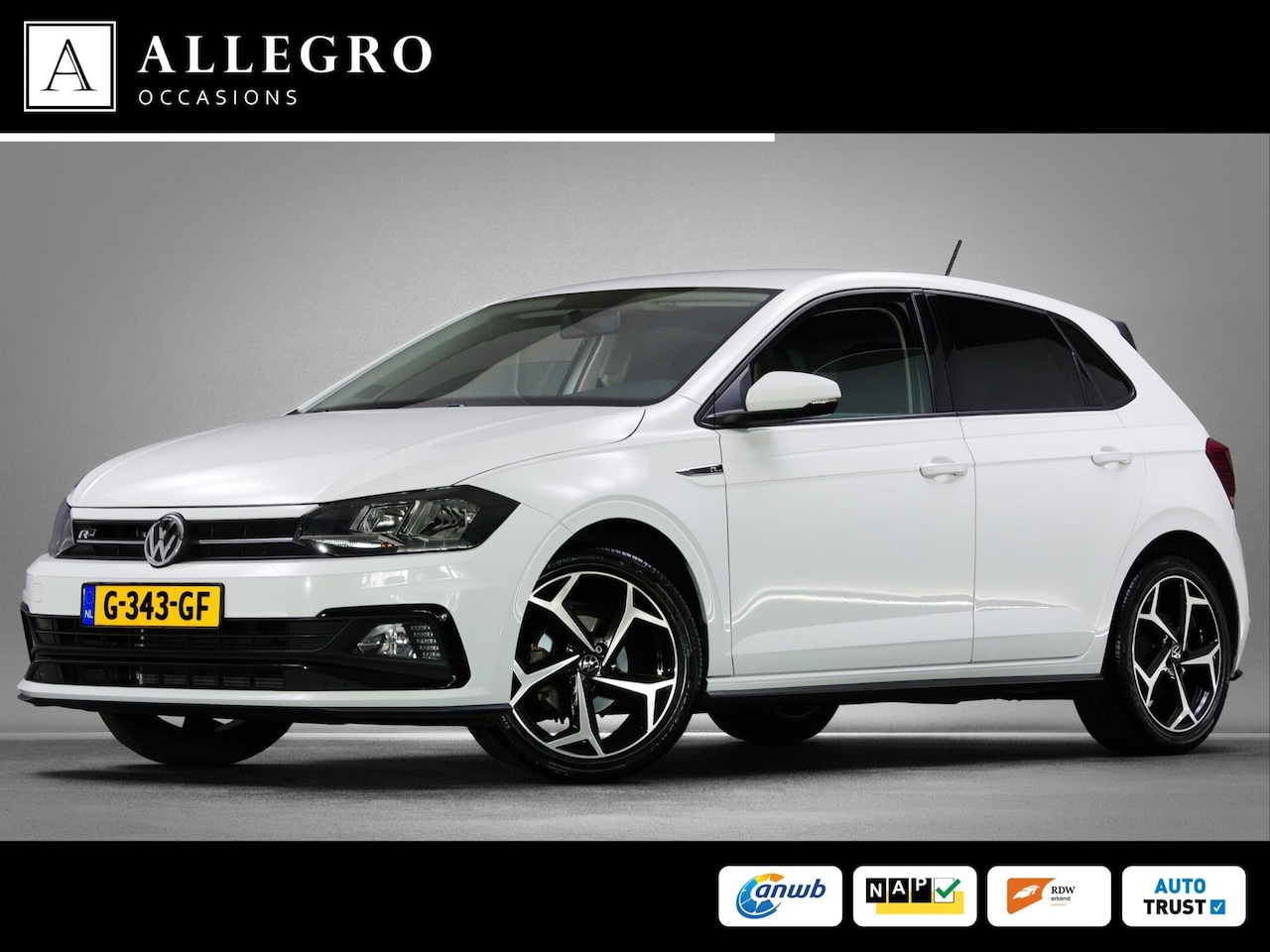 Volkswagen Polo - 1.0 TSI R-Line (ADAPTIVE CRUISE CONTROL, APPLE CARPLAY/ANDROID AUTO, NAVIGATIESYSTEEM, AIR - AutoWereld.nl