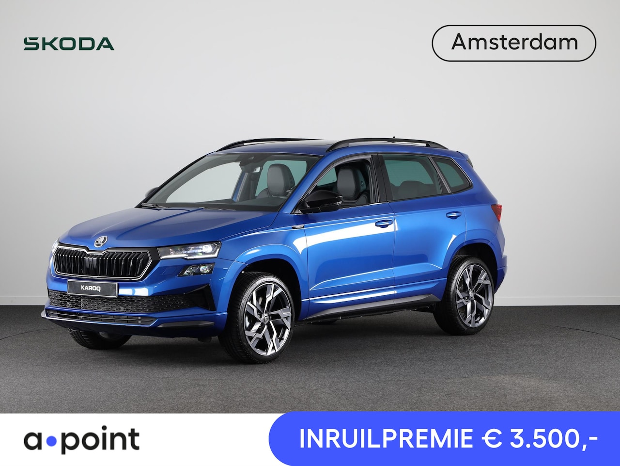 Skoda Karoq - Sportline Business 1.5 TSI 150pk DSG-7 | 19 inch | Panoramadak | Travel Assist | Leder/Sue - AutoWereld.nl