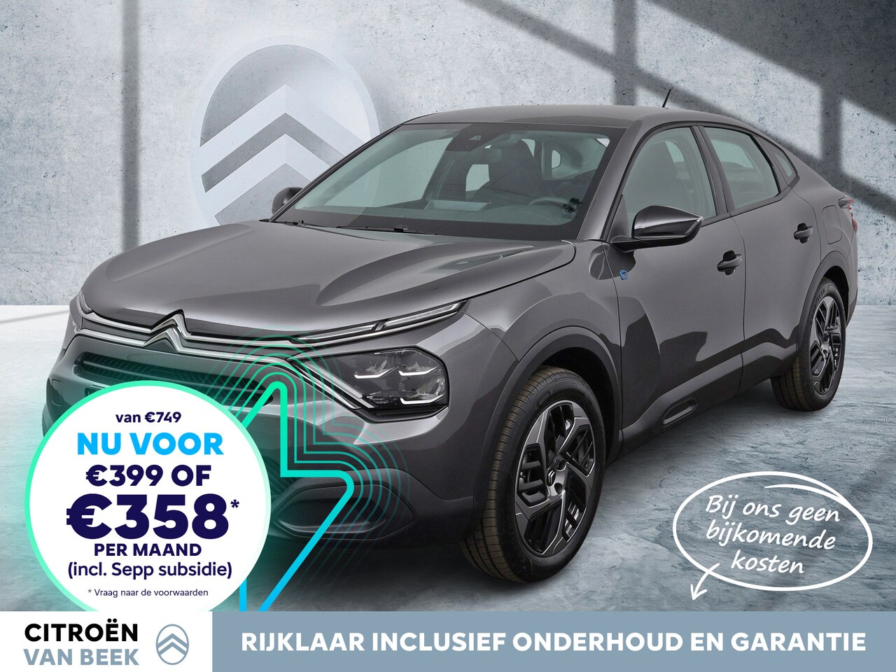 Citroën Ë-C4 X - You 50 kWh | Rijklaar | Private Lease €358 | Draadloos Apple Carplay | - AutoWereld.nl